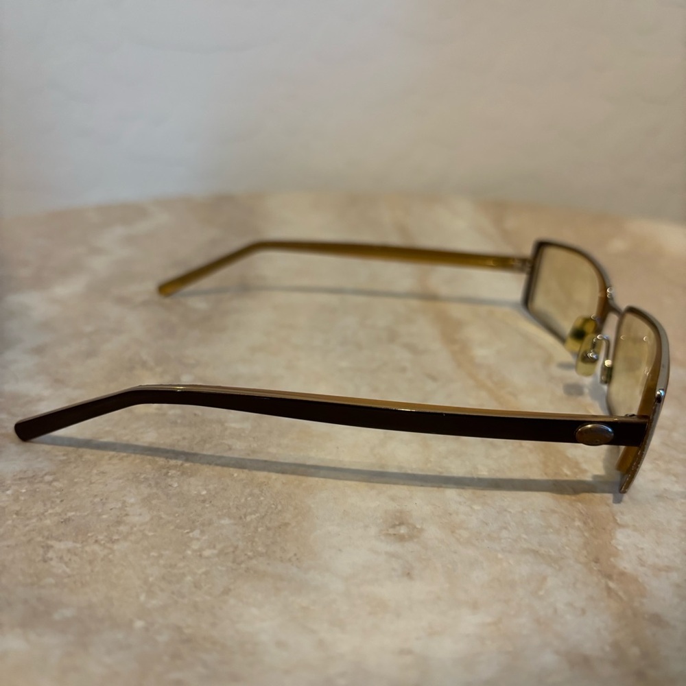 Jadore Dior rectangular metal and plastic frame e… - image 3
